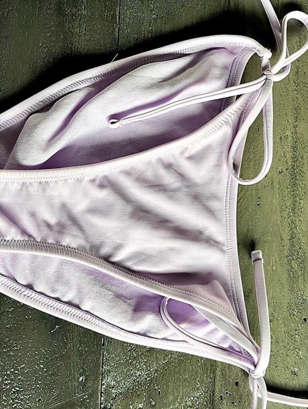 Purple String Bikini Bottom size small (no size tag)